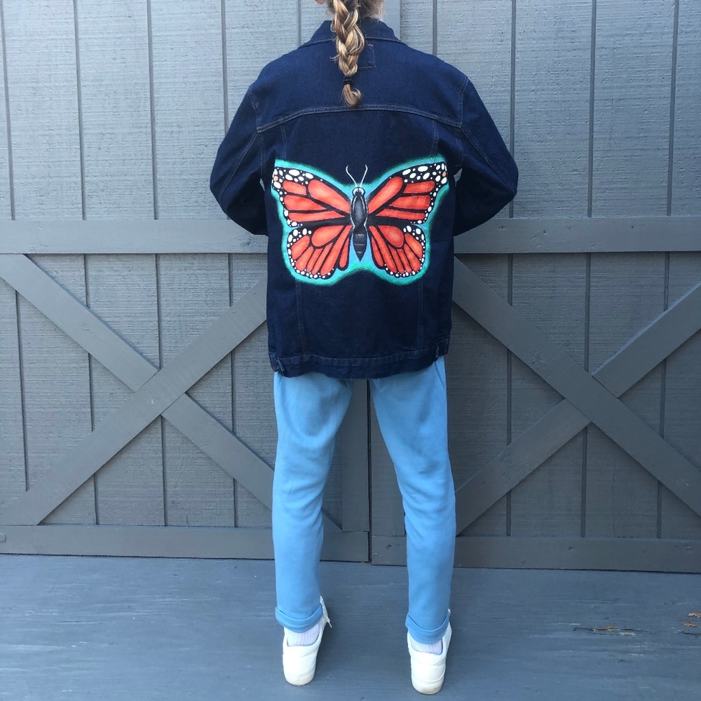 Custom Womans Jean Jacket - Picture 2 of 4